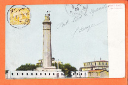 17461 / ⭐ ◉ Lichtenstern & Harari N° 94 ◉ PORT-SAID Lighthouse ◉ Phare Egypte Egypt 1909 à PANAGEAU Kerker Tunisie  - Puerto Saíd