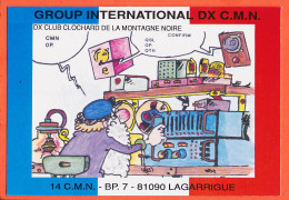 17385 / ⭐ ♥️ Rare LAGARRIGUE 81-Tarn Carte QSO QSL Group International DX C-M-N Club Clochard De La MONTAGNE NOIRE  - Other & Unclassified