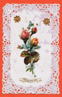 17442 / ⭐ Carte Bords CANIVET Nacrée Ajouti  Bouquet Rose Cueillies Pour Vous 1907 Léonie SUC à Julienne JEAN Teillet  - Autres & Non Classés