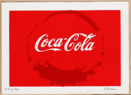 17456 / ⭐ Rare Pochoir Original (2) Denis THEVENIN 1990s Tirage Unique Numeroté Signé HOMMAGE à Andy WARHOL Coca-Cola - Sonstige & Ohne Zuordnung