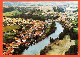 17273 / ⭐ GOURDAN- POLIGNAN-MONTREJEAU (31) Vue Aérienne Ville Bords GARONNE 1975s LARREY Dépot Aout 9603  Haute-Garonne - Altri & Non Classificati