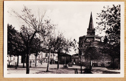 17229 / ⭐ Etat Parfait CARAMAN (31) Place De La LIBERTE Eglise 1940s -Edition COUZY Droguerie - Andere & Zonder Classificatie