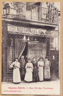 17066 / ⭐ ♥️ Rare TOULOUSE Restaurant Nouveau Charles BACH 7 Rue RIVALS Pension Menu 1Fr -LABOUCHE  - Toulouse