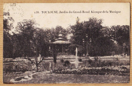 17026 / ⭐ ◉ TOULOUSE  Jardin GRAND-ROND Kiosque Musique  à Rachel ORTHOLA Maison Fabre Route Toulouse Albi-LONGI BECHE - Toulouse