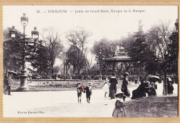 17106 / ⭐ ( état Parfait ) TOULOUSE Jour De Concert Jardin Du GRAND-ROND Kiosque De La Musique 1910s Edit Jeanne D' ARC - Toulouse