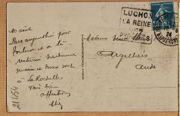 17210 / ⭐ Autographe Elie BERNARD - LUCHON Haute Garonne 10.08.1924 à Sa Mère Veuve Eloïne BERNARD Argelliers Aude  - Luchon