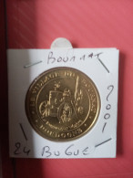 Médaille Touristique Monnaie De Paris MDP 24 Bournat 2001 - 2001