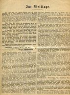 "ZUR WELTLAGE" 1870, Ex Hannover Mit Kriegsnachrichten, 2 Seiten, Interessant ! (L2060) - Documentos Históricos