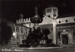 ITALIE - Trento - Notturno - Fontaine De Neptune - Carte Postale - Trento