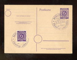"ALL. BESETZUNG" 1946, SSt. "BERLIN, Fluechtlings- Und Altershilfe" Auf Postkarte (L2061) - Ganzsachen