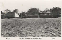 Restrop & Barn Blacklands Farm Friths Old Farming RPC Postcard - Fermes