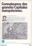 2 Albums D'image Poulain, Connaissance Des Grandes Capitales Européennes & Connaissance Des Grands Ecrivains Français - Andere & Zonder Classificatie