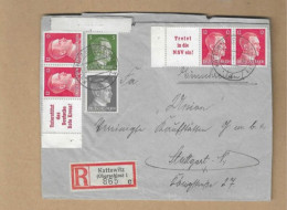 Los Vom 21.05 Briefumschlag Aus Kattowitz 1941 Mit ZD Dreiseitig Geöffnet - Covers & Documents