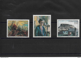 FEROE 1985 Peintures Yvert 112-114, Michel 118-120 NEUF** MNH Cote 9 Euros - Faroe Islands