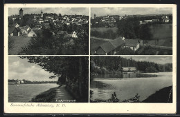 AK Allentsteig /N.D., Panoramaansicht, Ortsansicht, Teichpromenade  - Sonstige & Ohne Zuordnung