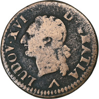 France, Louis XVI, Liard, 1779, Lille, Cuivre, TB, Gadoury:348 - 1774-1791 Lodewijjk XVI
