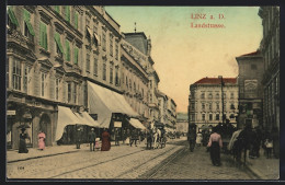 AK Linz A. D., Belebte Landstrasse  - Other & Unclassified