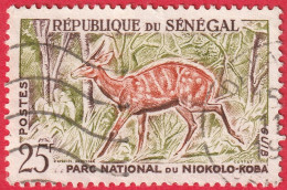 N° Yvert & Tellier 202 - République Du Sénégal (1960) (Oblitéré) - Parc National De Niokolo Koba - Guib - Senegal (1960-...)