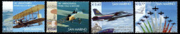 San Marino 2003 - Mi.Nr. 2097 - 2100 - Postfrisch MNH - Flugzeuge Airplanes Militär Military - Flugzeuge