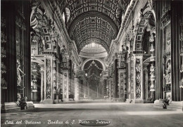 VATICAN - Citta Del Vaticano - Basilica Di S. Pietro - Interno - Carte Postale - Vatikanstadt