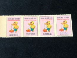 Vietnam South Stamps Before 1975($ Wedge PAPER Tiet Kiem Nho) 1pcs 4 Stamps Quality Good - Verzamelingen