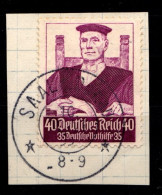 Deutsches Reich 564 Gestempelt Mit Vollstempel Auf Briefstück #GV406 - Sonstige & Ohne Zuordnung