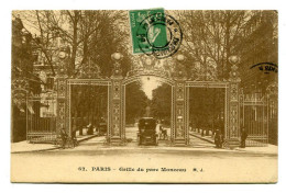 RARE CACHET JOUR De L' AN Sur SEMEUSE 5 C - BLOC DATEUR EVIDÉ De IMPRIMES * PP * PARIS N° 64 Sur Carte Postale. - 1877-1920: Semi-Moderne