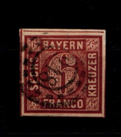 Bayern 4 Typ 2 Gestempelt OMr 248 Breitrandig #GT586 - Used