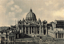 VATICAN - Citta Del Vaticano - Piazza S. Pietro E Basilica - Carte Postale - Vatikanstadt