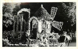 - Dpts Div. -ref-BN453- Haute Garonne - Luchon -photo Allix - Fête Des Fleurs 1956 -le Moulin à Vent - Moulins - Fêtes - - Luchon