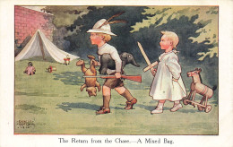 ILLUSTRATEUR  #FG57495 ERNEST IBBETSON THE RETURN FROM THE CHASE A MIXED BAG - Sonstige & Ohne Zuordnung