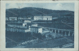Cs284 Cartolina Saluti Da Ceccano Borgata Provincia Di Frosinone Lazio 1927 - Frosinone