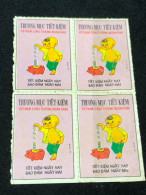 Vietnam South Stamps Before 1975($ Wedge PAPER Tiet Kiem Lon) 1pcs 4 Stamps Quality Good - Collezioni