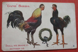 TUCK Political Satire Propaganda FISCAL Game Birds C1910 Postcard  Ref 6413 - Humor