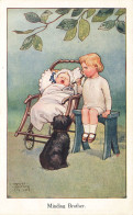 ILLUSTRATEUR  #FG57498 ERNEST IBBETSON MINDING BROTHER - Autres & Non Classés