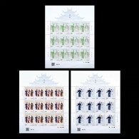 China 2024/2024-8 Chinese Opera — Yue Opera Stamp Full Sheet 3v MNH - Blokken & Velletjes