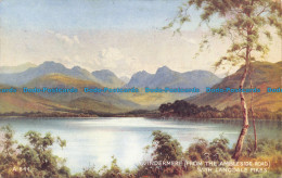 R105456 Windermere. From The Ambleside Road With Langdale Pikes. Valentines. Art - Monde