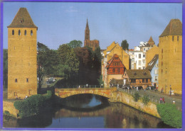 Carte Postale 67. Strasbourg Pont Couvert  Très Beau Plan - Strasbourg