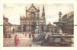 R106200 Firenze. Square And Church Of S. Groce. A. Scrocchi. B. Hopkins - World