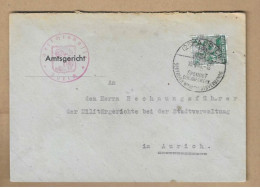 Los Vom 21.05  Briefumschlag Aus Aurich 1948 - Covers & Documents