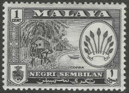 Negri Sembilan (Malaysia). 1957-63 Arms. 1c MH SG 68. M5113 - Negri Sembilan