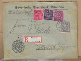 Los Vom 21.05  Dienst-Briefumschlag Aus München 1923 - Cartas & Documentos