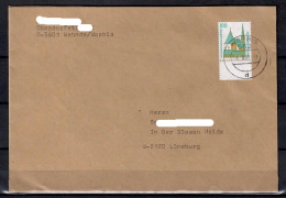 MiNr. 1406 (Bogenmarke); EF Auf Portoger. Brief Von Worbis (VGO) Nach Lüneburg (VGW); E-154 - Briefe U. Dokumente