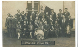 Carte Photo - Classe 1927- Bussierès (42) - Autres & Non Classés