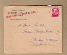 Los Vom 21.05   Briefumschlag Aus Kolmar Im Elsaß 1940 - Ocupación 1938 – 45