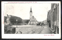 AK Mauer, Kutsche Auf Dem Marktplatz  - Sonstige & Ohne Zuordnung