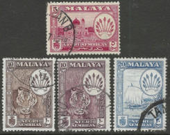 Negri Sembilan (Malaysia). 1957-63 Arms. 4 Used Values To 20c. SG 71. M5114 - Negri Sembilan