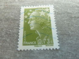 Marianne De Beaujard - 0.73 € - Yt 4342 - Vert-olive - Oblitéré - Année 2009 - - 2008-2013 Marianne (Beaujard)