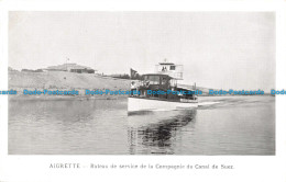 R104982 Aigrette. Bateau De Service De La Compagnie Du Canal De Suez - Welt
