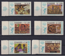 Mexico 1968 Ecuador   Neufs Sans Charnières ** - Estate 1968: Messico